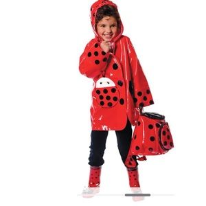 Kidorable Lady Bug Raincoat
